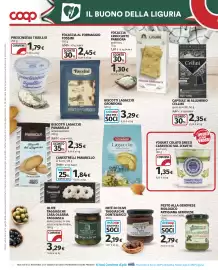 Volantino Coop Pagina 12: Pesto alla genovese biologico artigiana genovese €2,79, Paté di olive taggiasche Donte&Ricci €2,19