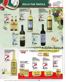 Volantino Coop Pagina 13: OLIO EXTRA VERGINE DI OLIVA FASCIAITO ORO DONTE&RICCI €7,99, BIBITE LURISIA CHINOTTO €3,79