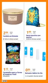 Volantino Action settimana 32 Pagina 23: Caramelle aspre a forma di lombrico Trolli €1,19, Sacca sportiva con motivo €1,99