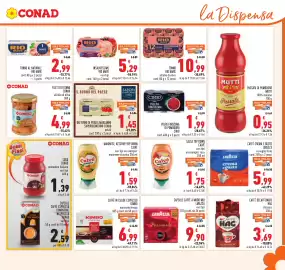 Volantino Conad Pagina 11: Polpa Finissima di pomodoro Cirio €1,99, Tonno al Naturale Rio Mare €2,99