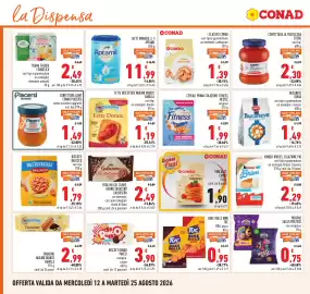Volantino Conad Pagina 12: BISCOTTI BALOCCO vari tipi €1,79, Patatine Salati Preziosi con sorpresa €0,75