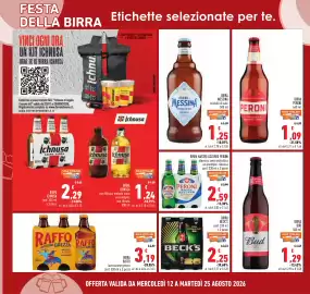Volantino Conad Pagina 14: Birra Raffo €3,19, Birra Peroni €1,09