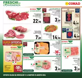 Volantino Conad Pagina 2: Salsiccia Luganega, Macinata di Suino €7,89