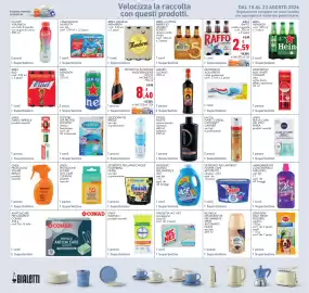 Volantino Conad Pagina 22: Prosecco Superiore Valdobbiadene DOCG Mionetto €8,40, Birra Raffo €2,59