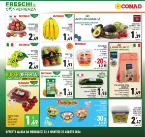 Volantino Conad Pagina 4: FICHI D'INDIA DOP €1,97, Uva Vittoria Conad Percorso Qualità €2,49