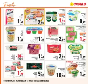 Volantino Conad Pagina 8: PROSCIUTTO COTTO DI ALTA QUALITÀ LE ORIGINALI SOFFICE TTE CITTERIO €2,99, PANNA HULALÀ €1,49