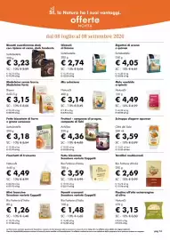 Volantino NaturaSì Pagina 16: Girasoli al limone Sottolestelle €2,74, Biscotti cuordicrema dark €3,23
