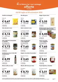 Volantino NaturaSì Pagina 17: Olive taggiasche denocciolate in salamoia Compagnia della Pesca Tradizionale €5,13