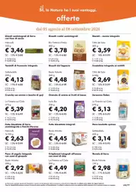 Volantino NaturaSì Pagina 22: Crispbread integrali all'avena con semi di chia La Finestra sul Cielo €4,49