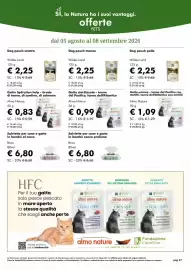 Volantino NaturaSì Pagina 37: Dog pouch manzo €2,25, Dog pouch anatra €2,25