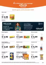 Volantino NaturaSì Pagina 5: Pain au chocolat We Are €4,99, Biscotti digestive con gocce di cioccolato €3,60