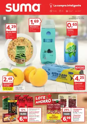 Folleto Suma Supermercados (válido hasta el 18-08)