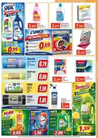 Volantino Sanitaria Demma Pagina 3: QUASAR ACCIAIO LUCIDANTE €1,99, UNICO Panni bagno €0,79