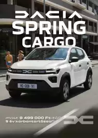 Dacia akciós újság | Spring cargo Oldal 1