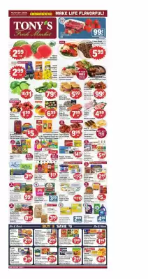 Tony’s Fresh Market (valid until 12-08)