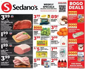 Sedano's weekly ad week 32 Page 1