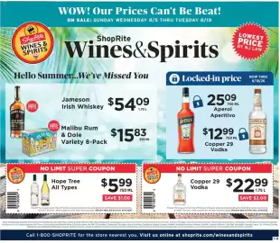 ShopRite flyer Page 1