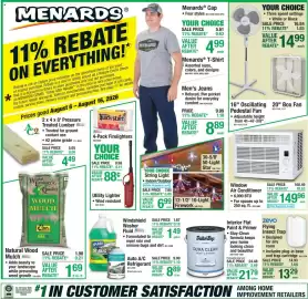 Menards weekly ad Page 1
