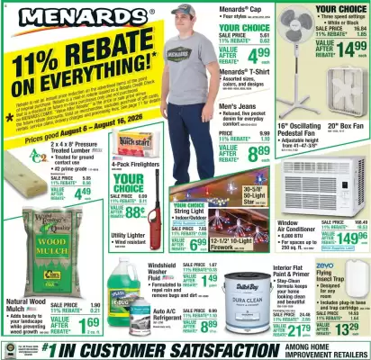 Menards weekly ad