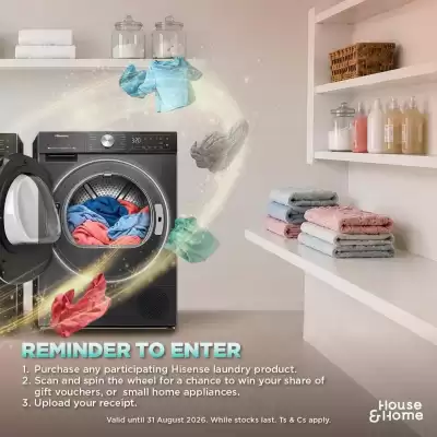 House & Home (valid until 31-08)