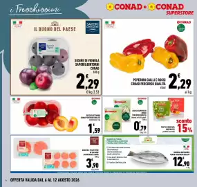 Volantino Conad Superstore settimana 32 Pagina 4: Peperoni gialli e rossi conad percorso qualità €2,29