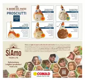 Volantino Conad Superstore settimana 32 Pagina 7: Prosciutto di Parma Saporidintorni DOP