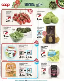 Volantino Coop Superstore Pagina 10: Insalate Orto Qui €1,99, Insalate Bonduelle Iceberg €1,49