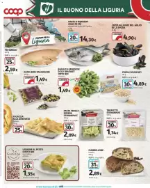Volantino Coop Superstore Pagina 14: Cozze allevate nel golfo di La Spezia €4,90, CIAMBELLONE €2,89