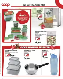 Volantino Coop Superstore Pagina 26: CONTENITORI IN PLASTICA QUADRO €6,90, Splash tovaglia antimacchia €4,90