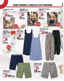 Volantino Coop Superstore Pagina 27: Boxer uomo seamless Pompea €9,50, Slip invisibile donna Pompea €5,50