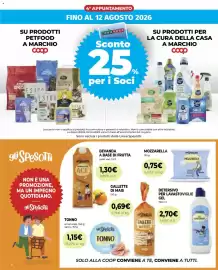 Volantino Coop Superstore Pagina 6: Mozzarella €0,75, Bevanda a base di frutta €1,30