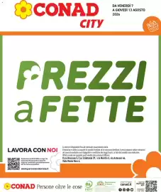 Volantino Conad City settimana 32 Pagina 1