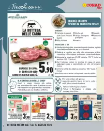 Volantino Conad City settimana 32 Pagina 6: Braciole di coppa di suino con osso CONAD Percorso Qualità €5,90