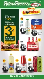 Volantino Primo Prezzo Pagina 1: Granoro Passata di Pomodoro €0,69, TAVERNELLO Vino Bianco/Rosso/Rosè €1,39
