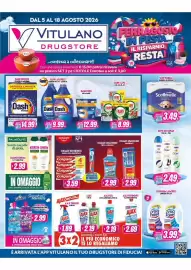 Volantino Vitulano Drugstore Pagina 1: LYSOFORM LAVATRICE €3,99, Scottonelle €3,49