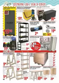 Volantino Mondo Brico Pagina 10: BAULE PER ESTERNO €36,90, Maniglia neva su rosetta d.45 zama cromo satinato opaco €19,90