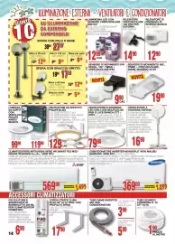 Volantino Mondo Brico Pagina 14: SENSORE DI MOVIMENTO PIR €9,90, VENTILATORE PLAFONIERA LED €79,90