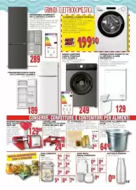 Volantino Mondo Brico Pagina 17: SANSUI LAVATRICE CARICA FRONTALE €249,00, Spremi pomodoro Palumbo €129,90
