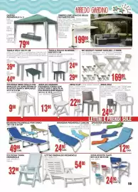 Volantino Mondo Brico Pagina 19: SET BISTROT YVONNE TAVOLINO + 2 SEDIE €169,90, TAVOLO FIOCCO IN RESINA €24,90