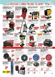 Volantino Mondo Brico Pagina 7: Martello perforatore Vigor VBH-32 SDS PLUS €89,90, TRAPANO A COLONNA DA BANCO VIGOR €149,90