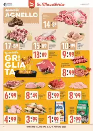 Volantino Gruppo Pascar Pagina 4: Agnello intero/meta €14,89, Diavolina Briquette Carbone Vegetale €3,99