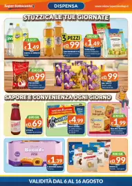 Volantino Mister Risparmio Pagina 2: Divella Biscotti - Vari gusti €0,99, NOSTROMO Tonno all'Olio di Oliva €4,99