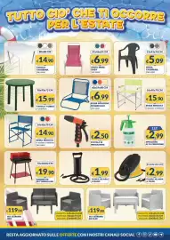 Volantino Mister Risparmio Pagina 5: POMPA AD ARIA A PIEDE €2,99, PISTOLA DI IRRIGAZIONE €2,50