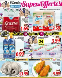 Volantino Il Genio Supermercato settimana 32 Pagina 2: POLPI RICCI VERACI €13,99, Rio Azzurro WC Disincrostante €0,99