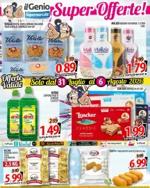 Volantino Il Genio Supermercato settimana 32 Pagina 3: Mitiko sapone piatti limone €1,49, Malizia Bagno Schiuma €1,79