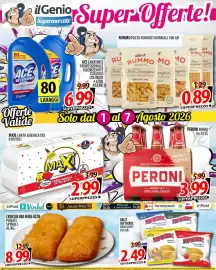 Volantino Il Genio Supermercato settimana 32 Pagina 4: CROCCOLONI MERLUZZO PANATI SPINACI €8,99