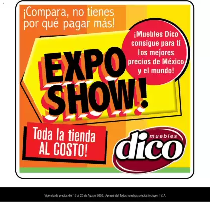 Muebles Dico (válido hasta 25-08)