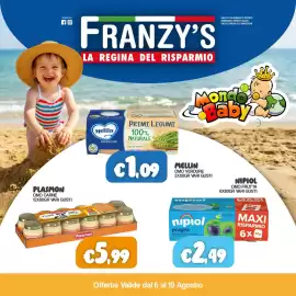 Volantino Franzy's Pagina 1: Plasmon Omo Carne €5,99, Nipiol prugna €2,49