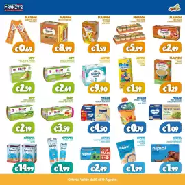 Volantino Franzy's Pagina 2: HiPP Formaggino e prosciutto €2,69, Plasmon la Pastina Gemmine €1,29