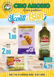 Volantino Ciro Amodio Pagina 1: SAGRA olio vergine di oliva €4,79, Bauli croissant classico €1,00